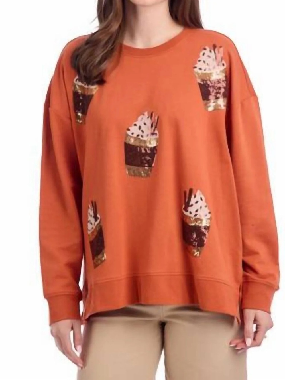 Fall Sparkle One Size Sweatshirt